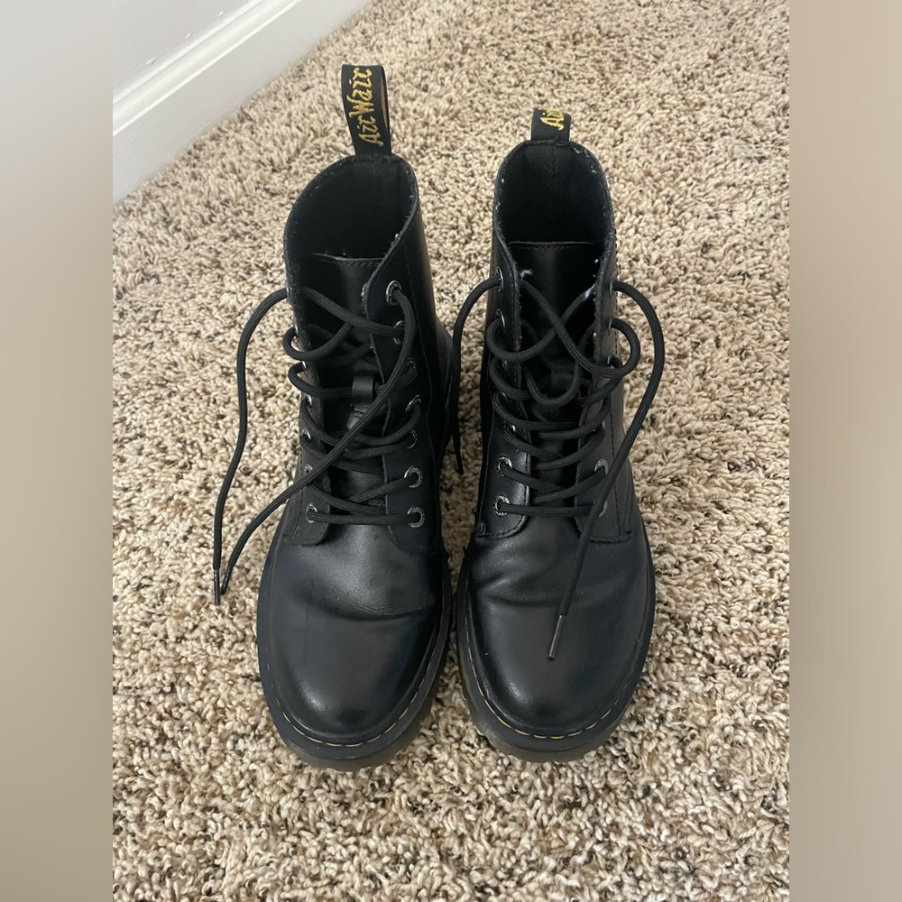 Dr. Martens Black Combat Boots